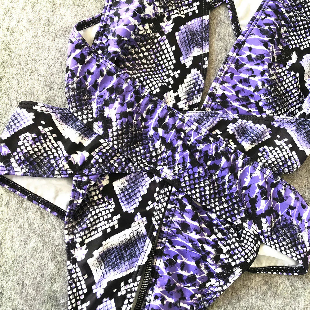 Neon Snake print