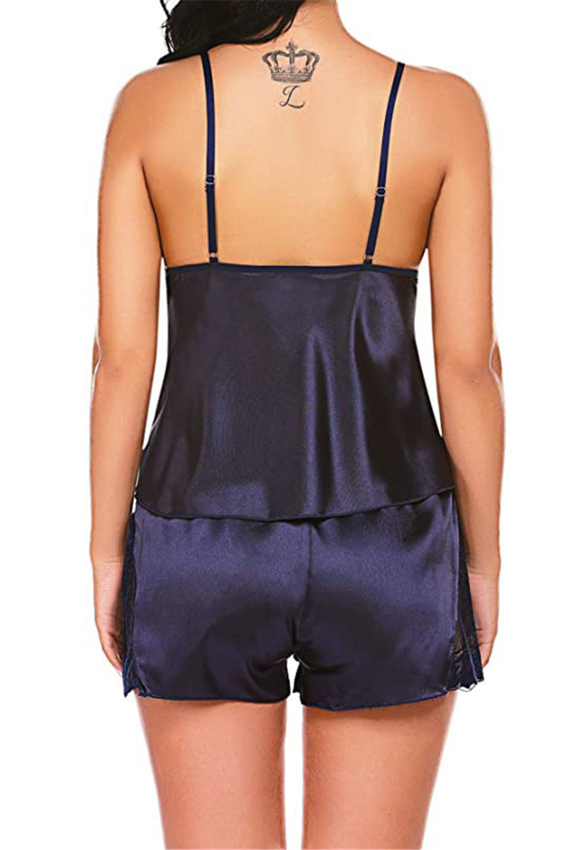 Ice silk 2 pc set pajamas