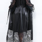 Lace belt robe
