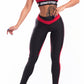 Splice heart yoga pants leggings