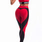 Splice heart yoga pants leggings