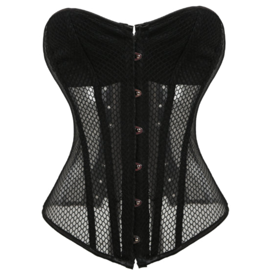 Women's Mesh Black High Quality Corset