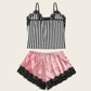 striped 2 pc set pajamas