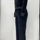 Black Velour Tracksuit
